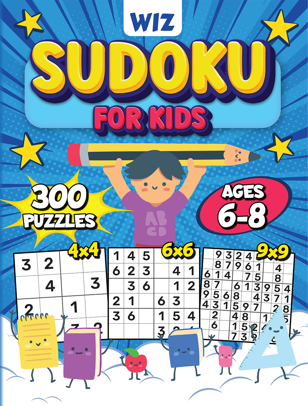 Wiz Sudoku for Kids Ages 6–8 cover