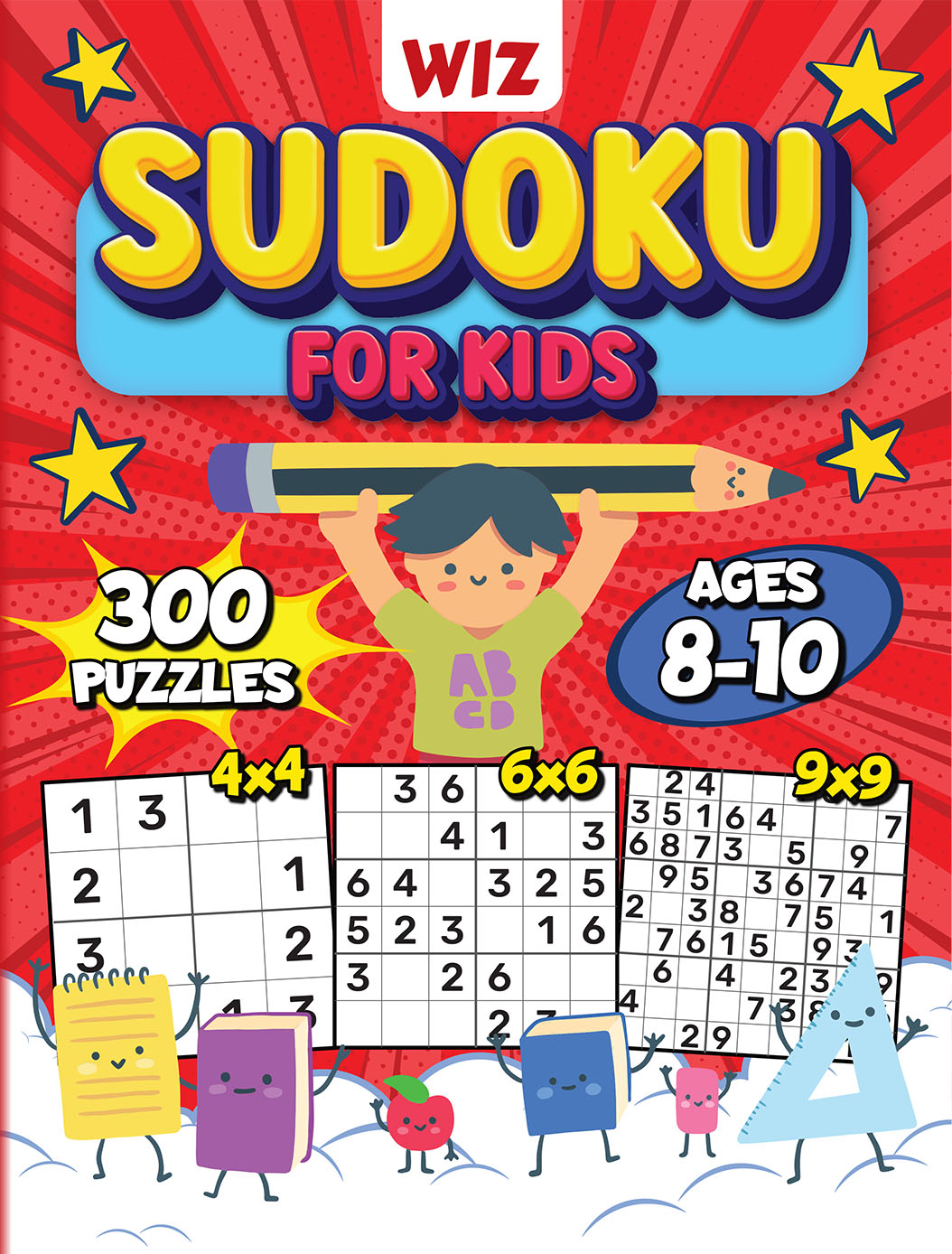 Wiz Sudoku for Kids Ages 8–10 cover